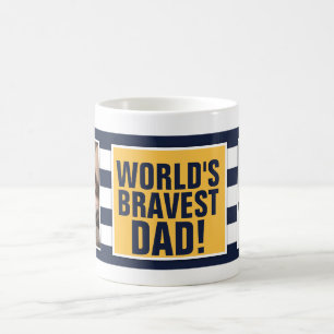 World's Bravest Dad - Father's Day Coffee Mug