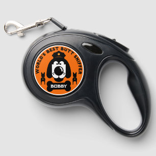 World's Butt Sniffer Dog Retractable Pet Leash