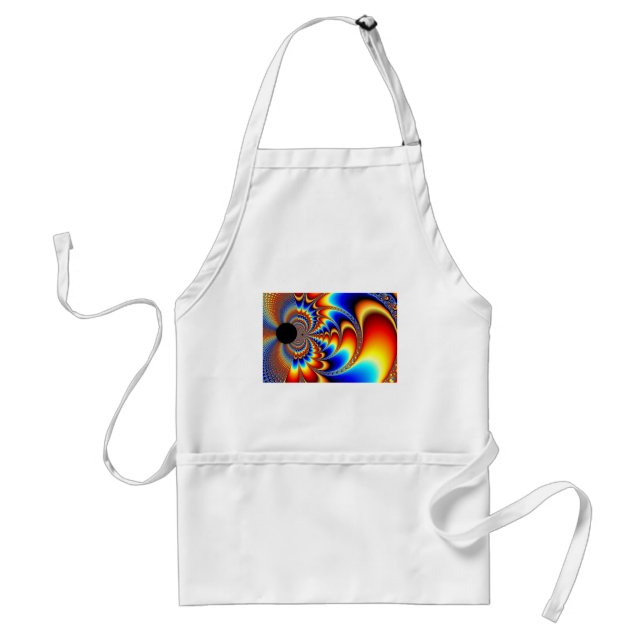 Worlds Collide - Fractal Adult Apron (Front)