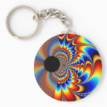 Worlds Collide - Fractal Keychain