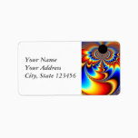 Worlds Collide - Fractal Label