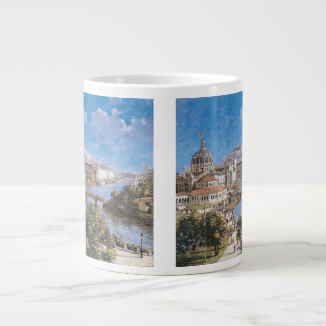 World's Colombian Exposition by Theodore Robinson Giant Coffee Mug (Front)