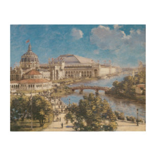 World's Colombian Exposition by Theodore Robinson Wood Wall Decor