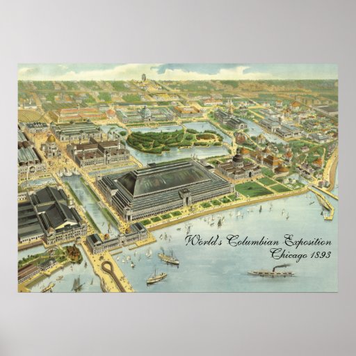 World's Columbian Exposition, Chicago, 1893 Poster | Zazzle