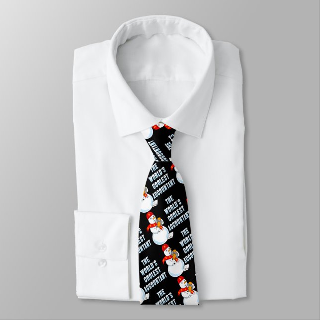 World's Coolest Accountant Neck Tie (Tied)