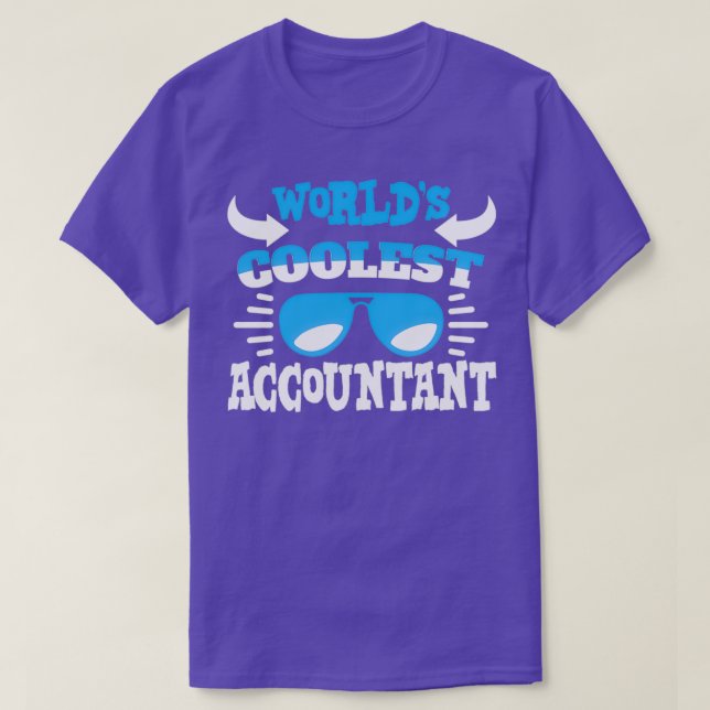 Worlds Coolest Accountant T-Shirt (Design Front)