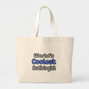 World's Coolest Audiologist Large Tote Bag