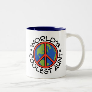 World's Coolest Aunt Two-Tone Coffee Mug