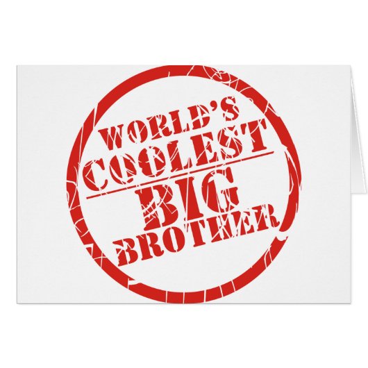 World's Coolest Big Brother (Front Horizontal)