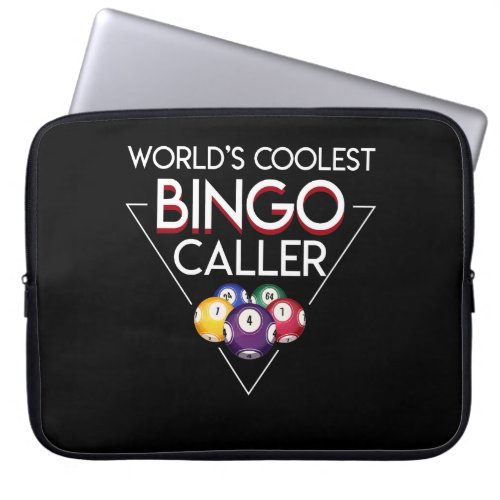 Worlds Coolest Bingo Caller Bingo Caller Laptop Sleeve