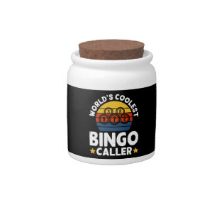 World's Coolest Bingo Caller Candy Jar