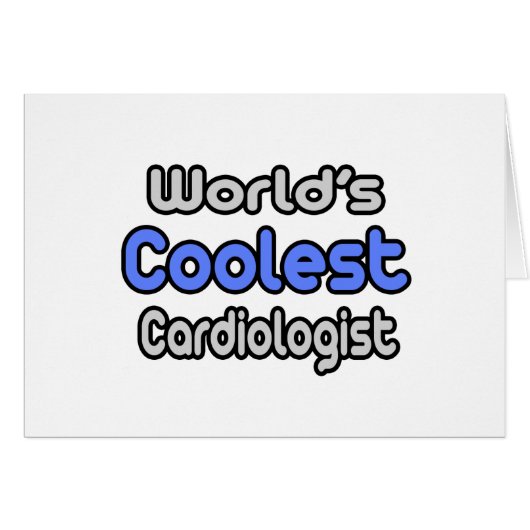 World's Coolest Cardiologist Cards (Front Horizontal)