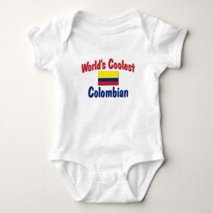 World's Coolest Colombian Baby Bodysuit