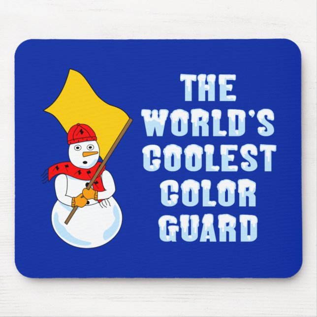 World's Coolest Color Guard Mouse Pad (Front)