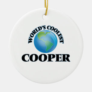 World's coolest Cooper Ceramic Ornament
