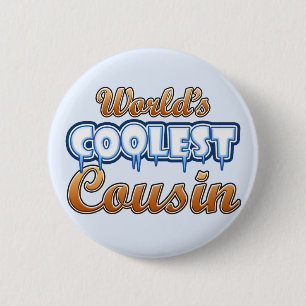 World's Coolest Cousin Button