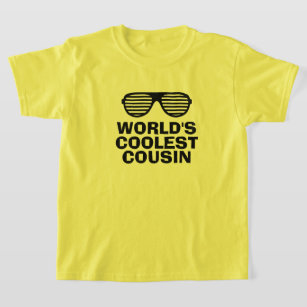 World's Coolest Cousin funny kid's t shirt for boy