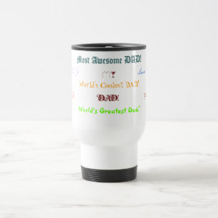Worlds Coolest Dad Fathers Day Coffee Travel Mug! Mug