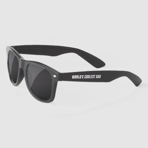 Worlds Coolest Dad Fathers Day gift Sunglasses