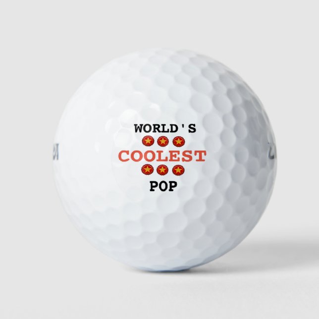 World's coolest dad golf balls (Front)