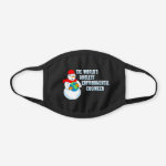 World's Coolest Environmental Engineer Black Cotton Face Mask