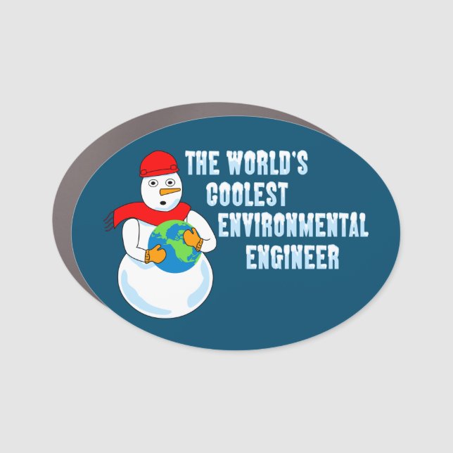 World's Coolest Environmental Engineer Car Magnet (Front)