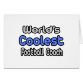 World's Coolest Football Coach (Front Horizontal)
