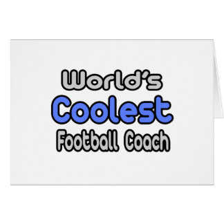 World's Coolest Football Coach Cards