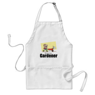 World's Coolest Gardener Adult Apron