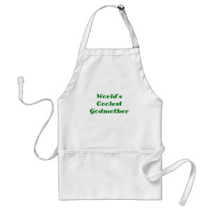 Worlds Coolest Godmother Adult Apron