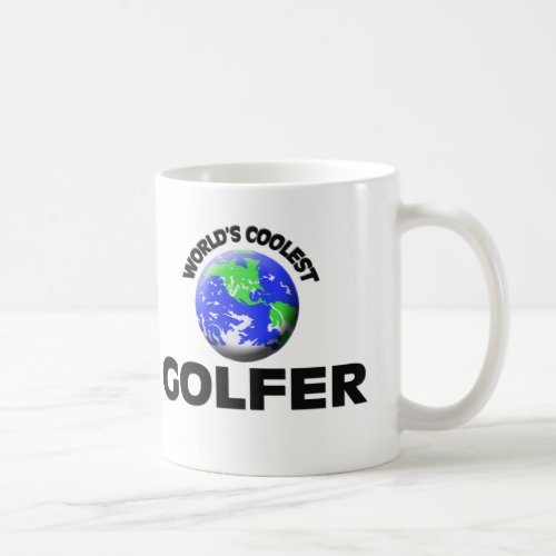 Worlds Coolest Golfer Coffee Mug
