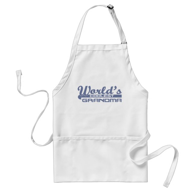 World's Coolest Grandma Adult Apron (Front)