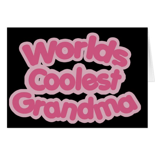 Worlds Coolest Grandma Cards (Front Horizontal)