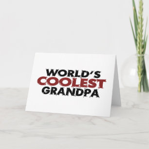 Worlds Coolest Grandpa Card
