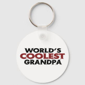 Worlds Coolest Grandpa Keychain