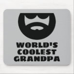 World's Coolest Grandpa mouse pad Birthday gift<br><div class="desc">World's Coolest Grandpa mouse pad Birthday gift. Funny beard guy design for men. Custom computer accessories for him. Cool Birthday gift idea for best dad ever, father, grandpa, crazy uncle, brother, coworker, colleague, best employee, staff, personnel, boss, friend, biker etc. Transfer this design to any other product on Zazzle. Also...</div>