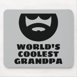 World&#39;s Coolest Grandpa mouse pad Birthday gift