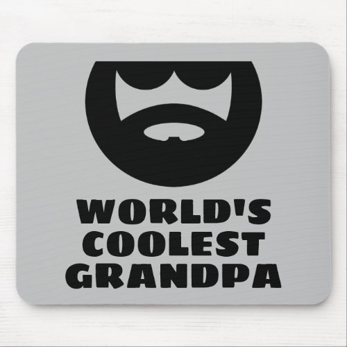 Worlds Coolest Grandpa mouse pad Birthday gift