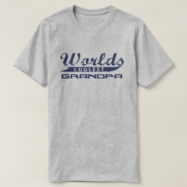 World's Coolest Grandpa T-Shirt (Design Front)