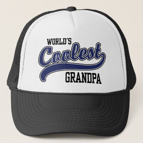 Worlds Coolest Grandpa Trucker Hat