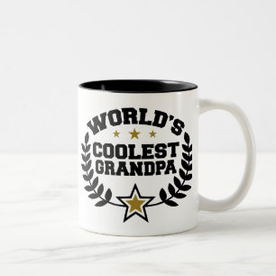 World's Coolest Grandpa Two-Tone Coffee Mug