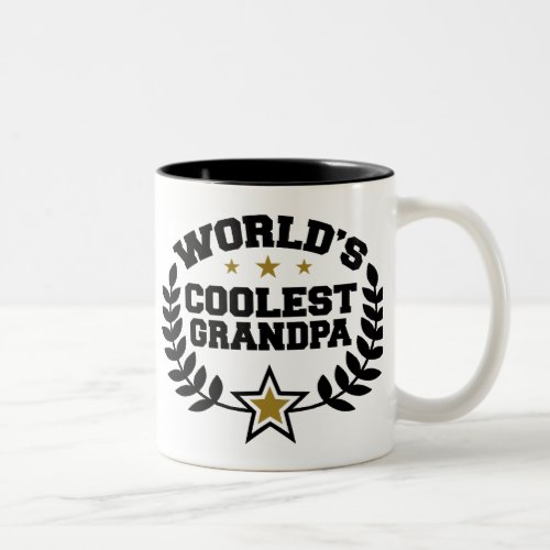 Worlds Coolest Grandpa Two_Tone Coffee Mug
