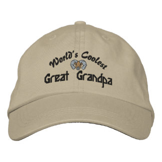 World's Coolest Great Grandpa Embroidered Hat
