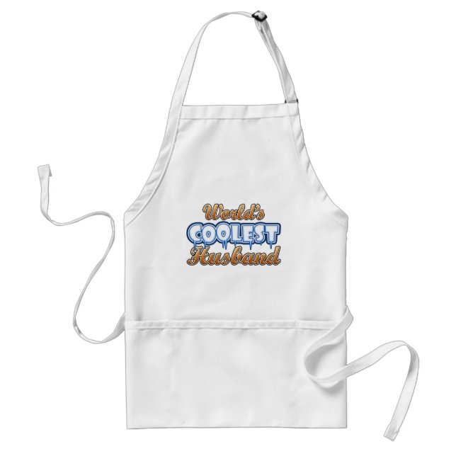 World's Coolest Husband Adult Apron (Front)