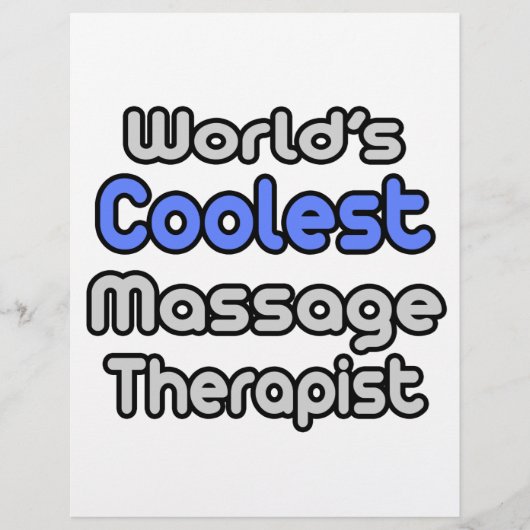 World's Coolest Massage Therapist (Front)