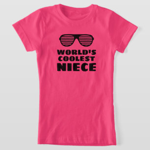 World's Coolest Niece funny kid's t shirt for girl