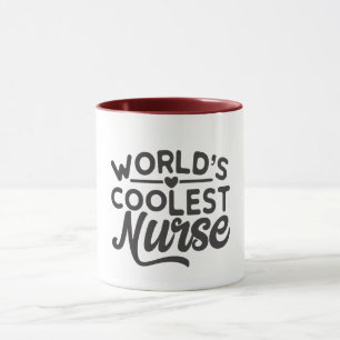 world's coolest nurse fun medical health nursing mug