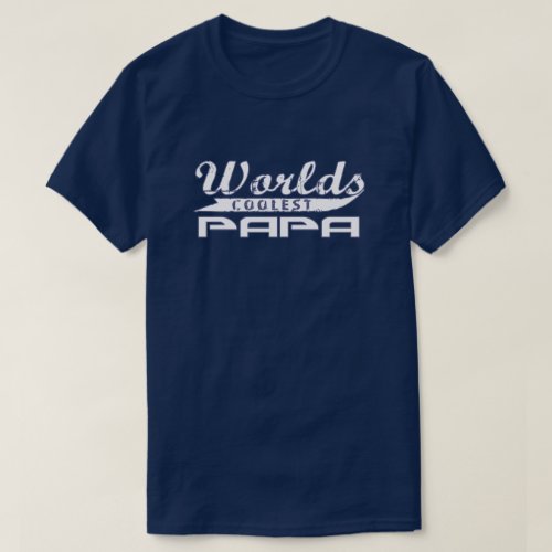 Worlds Coolest Papa T_Shirt