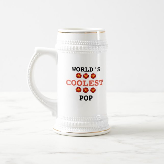 World's coolest pop beer stein (Left)