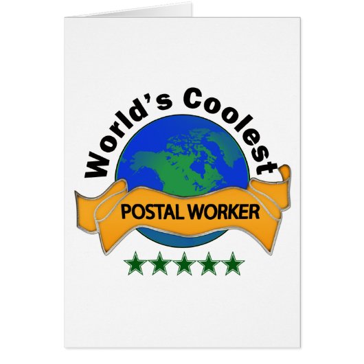 World's Coolest Postal Worker Cards (Front)